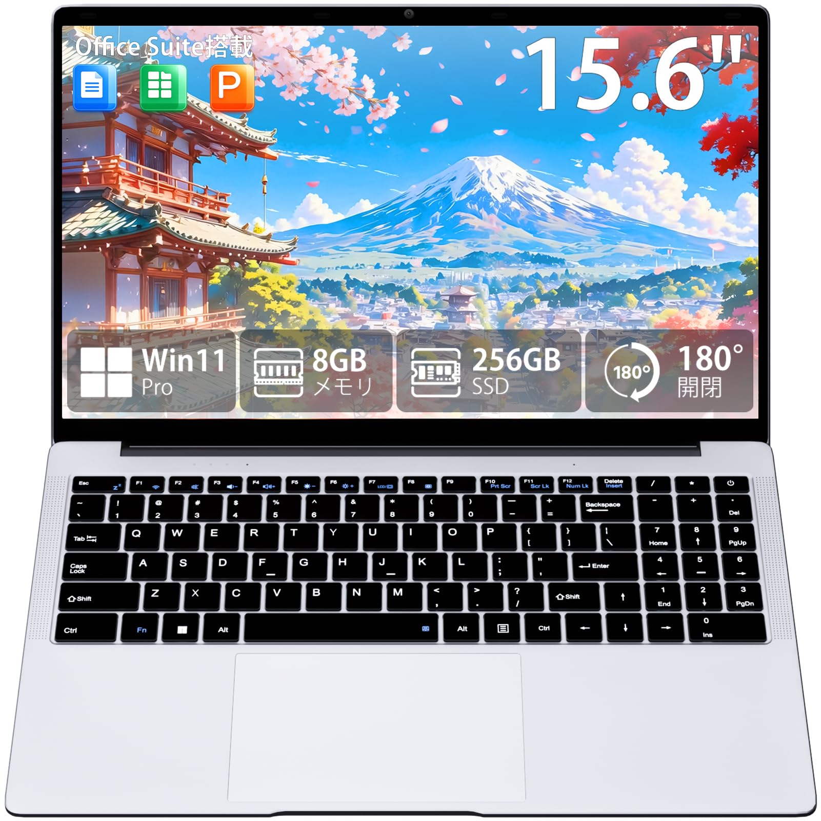 Amazon.co.jp: Moxalc 15.6インチ ノートパソコン 正規版OS Office